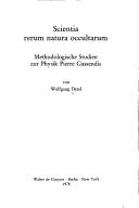 Cover of Scientia rerum natura occultarum by Wolfgang Detel