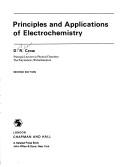 Front cover of Principles and applications of electrochemistry by D. R. Crow