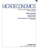 Front cover of Microeconomics by James D. Gwartney