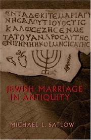Cover of Jewish Marriage in Antiquity by Michael L. Satlow