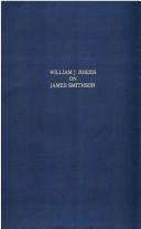 Cover of William J. Rhees on James Smithson by William Jones Rhees