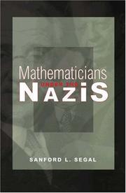 Front cover of Mathematicians under the Nazis by Sanford L. Segal