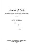 Front cover of Means Of Evil & Other St (Wexford Collection) by Ruth Rendell