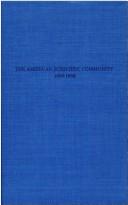 Front cover of The American scientific community, 1800-1860 by Donald deB Beaver