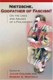 Front cover of Nietzsche, godfather of fascism? by Robert S. Wistrich