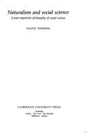 Front cover of Naturalism and social science by Thomas, David