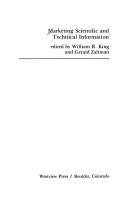 Front cover of Marketing scientific and technical information by William Richard King
