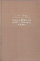 Front cover of System of ethical life (1802/3) and first Philosophy of spirit (part III of the System of speculative philosophy 1803/4) by Georg Wilhelm Friedrich Hegel