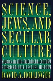 Cover of Science, Jews, and secular culture by David A. Hollinger