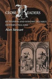 Cover of Close Readers by Alan Stewart