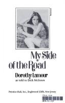 Front cover of My side of the road by Dorothy Lamour