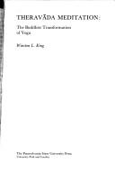Cover of Theravāda meditation by Winston Lee King