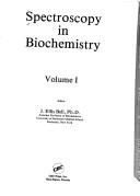 Cover of Spectroscopy In Biochemistry by J. Ellis Bell