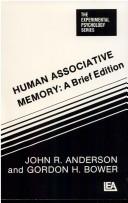 Cover of Human associative memory by John Robert Anderson