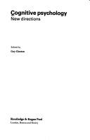 Cover of Cognitive psychology by Guy Claxton