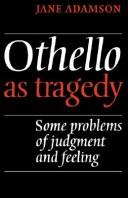 Cover of Othello as tragedy by Jane Adamson
