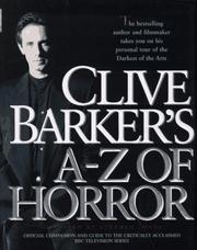 Front cover of Clive Barker's A-Z of horror by Clive Barker