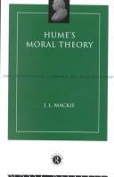 Front cover of Hume's moral theory by J. L. Mackie