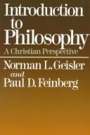Front cover of Introduction to philosophy by Norman L. Geisler