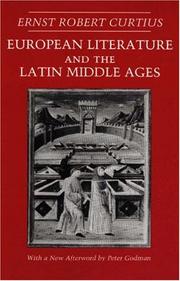 Front cover of Europäische Literatur und lateinisches Mittelalter by Ernst Robert Curtius