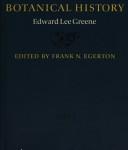 Front cover of Landmarks of botanical history by Edward Lee Greene