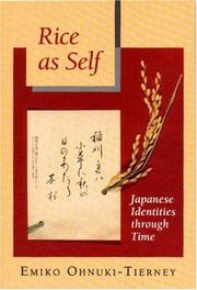 Cover of Rice as self by Emiko Ohnuki-Tierney