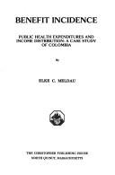 Front cover of Benefit incidence by Elke C. Meldau