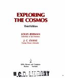 Cover of Exploring the cosmos by Louis Berman