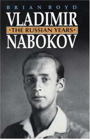Cover of Vladimir Nabokov by Brian Boyd