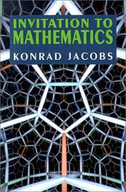 Cover of Invitation to mathematics by Konrad Jacobs