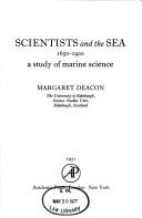 Front cover of Scientists and the sea, 1650-1900 by Margaret Deacon