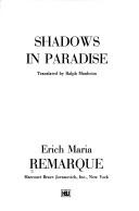 Cover of Schatten im Paradies by Erich Maria Remarque