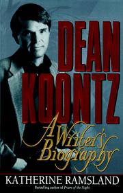 Cover of Dean Koontz by Katherine M. Ramsland
