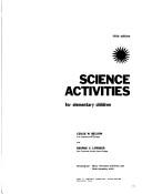 Cover of Science activities for elementary children by Leslie Weldemar Nelson