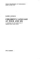 Front cover of Children's language at four and six by Barbro Eneskär