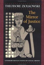 Front cover of The mirror of justice by Theodore Ziolkowski