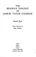 Front cover of The religious thought of Samuel Taylor Coleridge by David Pym