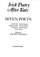 Front cover of Irish poetry after Yeats by Clarke, Austin