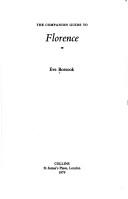 Front cover of The companion guide to Florence by Eve Borsook