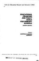 Front cover of Educational financing and policy goals for primary schools by Centre for Educational Research and Innovation.