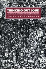 Cover of Thinking out loud by Christopher Gauker