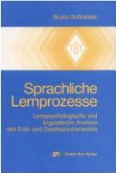 Cover of Sprachliche Lernprozesse by Bruno Schneider