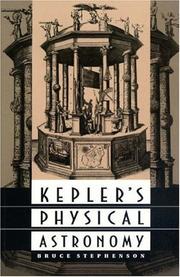Cover of Kepler's physical astronomy by Bruce Stephenson