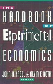 Front cover of The handbook of experimental economics by John H. Kagel