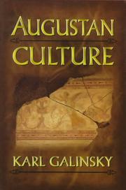 Cover of Augustan culture by Karl Galinsky