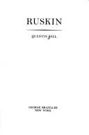 Cover of Ruskin by Quentin Bell