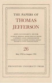 Cover of The papers of Thomas Jefferson by Thomas Jefferson