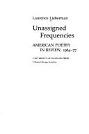 Cover of Unassigned Frequencies by Laurence Lieberman
