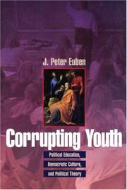 Cover of Corrupting youth by J. Peter Euben