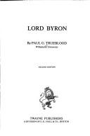 Front cover of Lord Byron by Paul Graham Trueblood